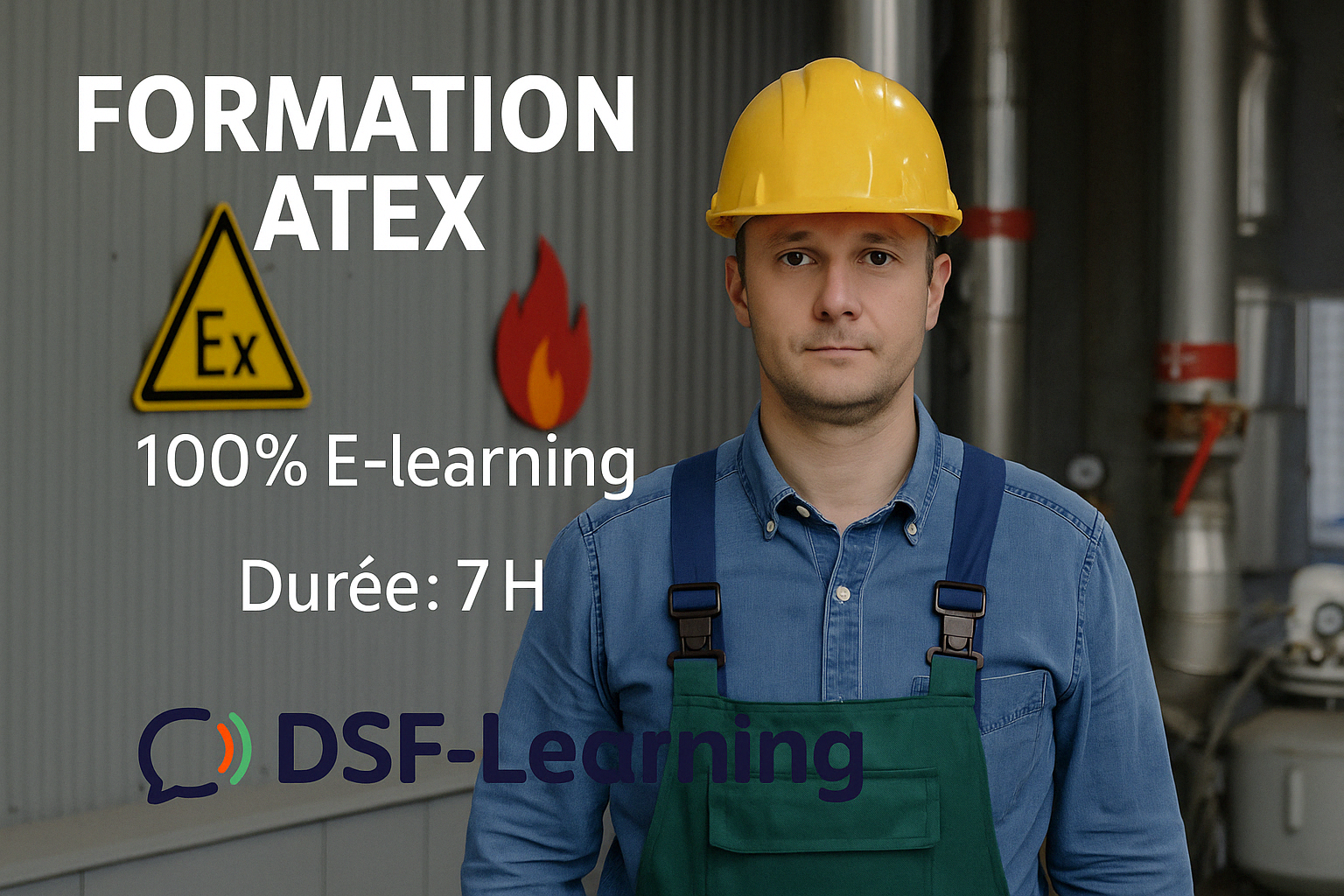 Sensibiliser le personnel intervenant en zone ATEX (ATmosphère EXplosive) (E-learning)